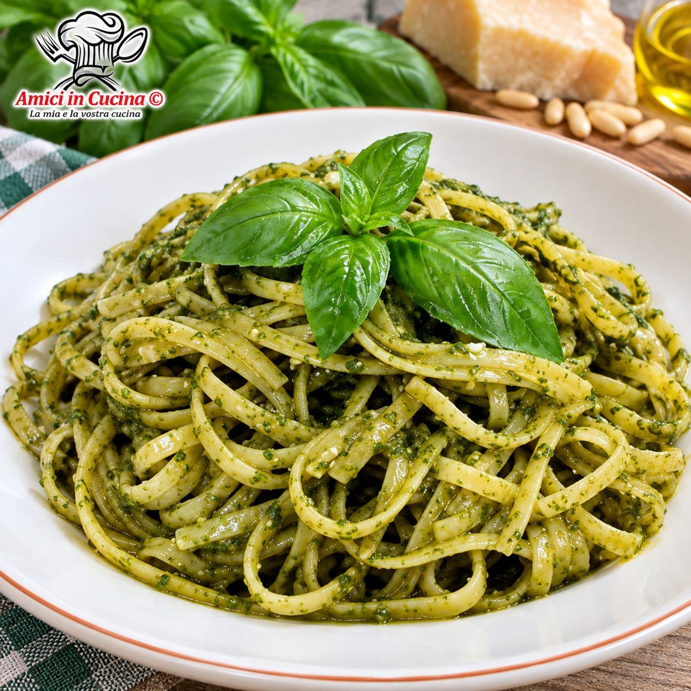 Bavette al Pesto di Basilico: il profumo della tradizione in tavola