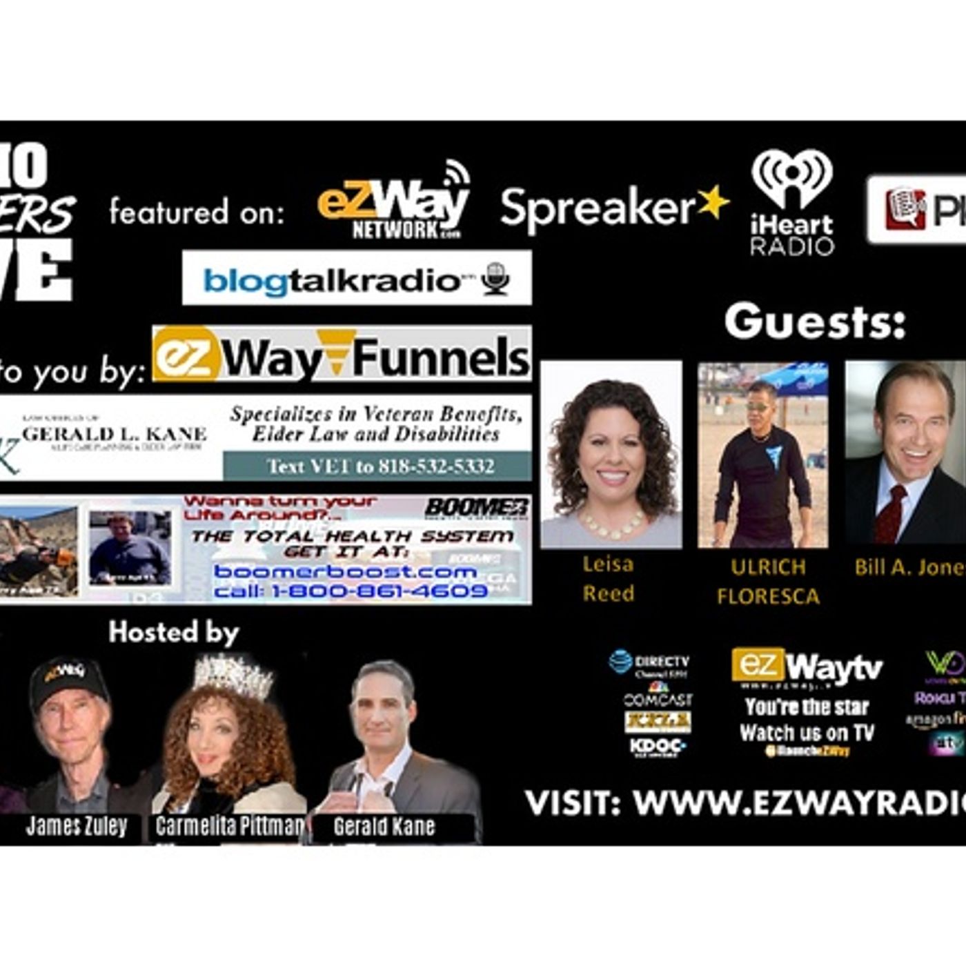 Radio Boomers Live S:8; EP:57 FEAT: Leisa Reed; Ulrich Floresca; Aimee Kodachian episode artwork