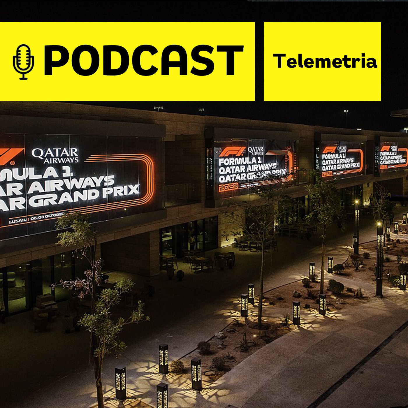 Podcast Telemetria - Rico Penteado disseca o gp do CATAR e aborda o possível TRI de Verstappen em Losail episode artwork