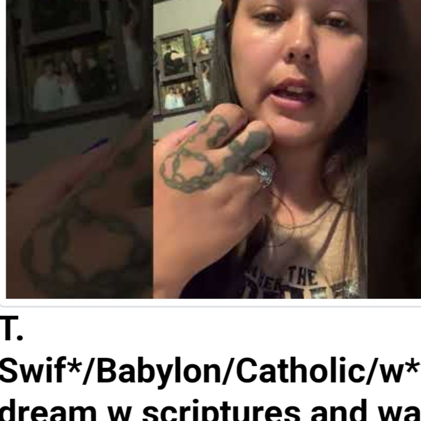 Swif*/Babylon/Catholic/w***hcr*** dream w scriptures and warning message. episode artwork