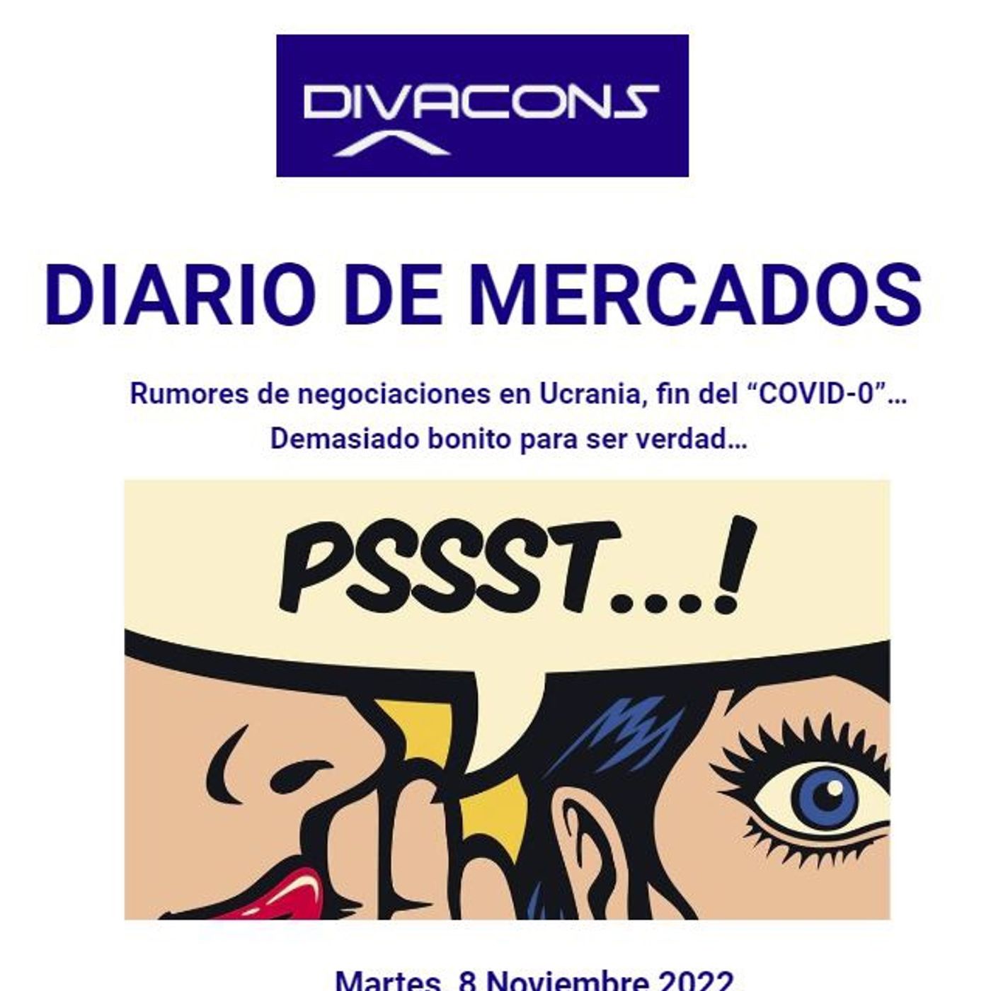 PODCAST DIARIO DE MERCADOS Martes 8 Nov episode artwork