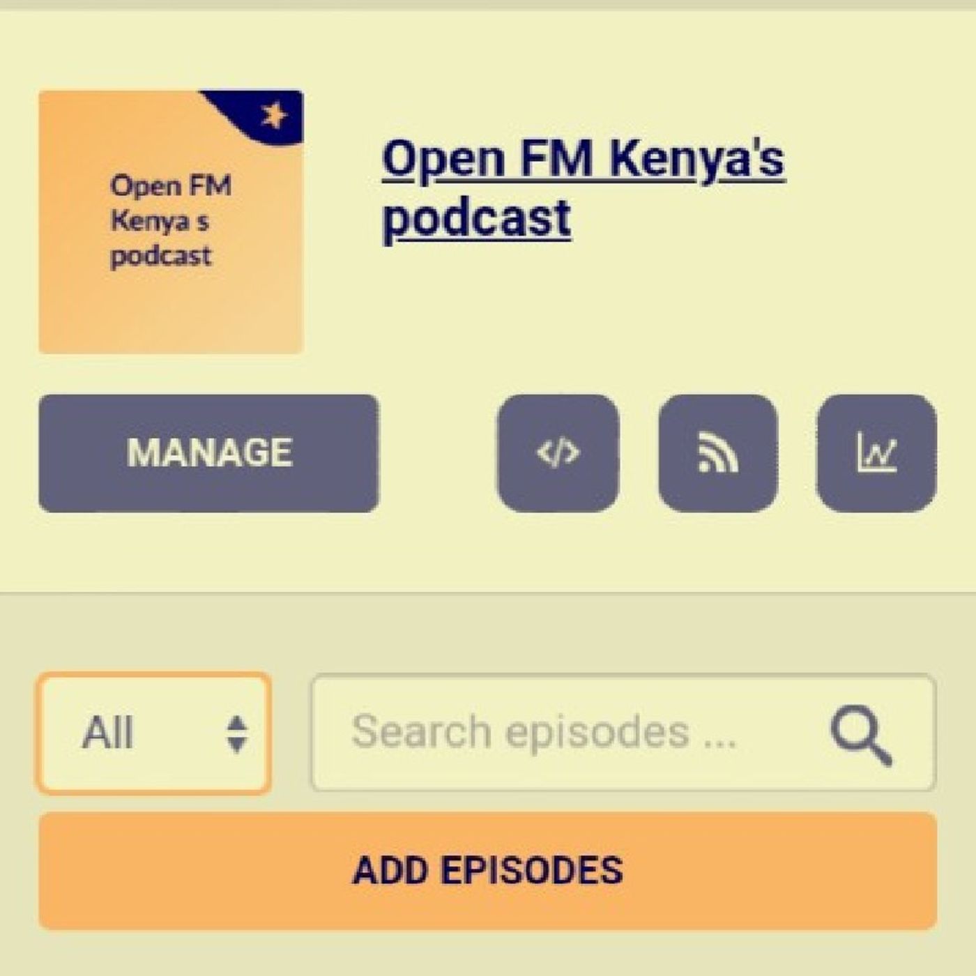 Open FM Kenya\'s podcast