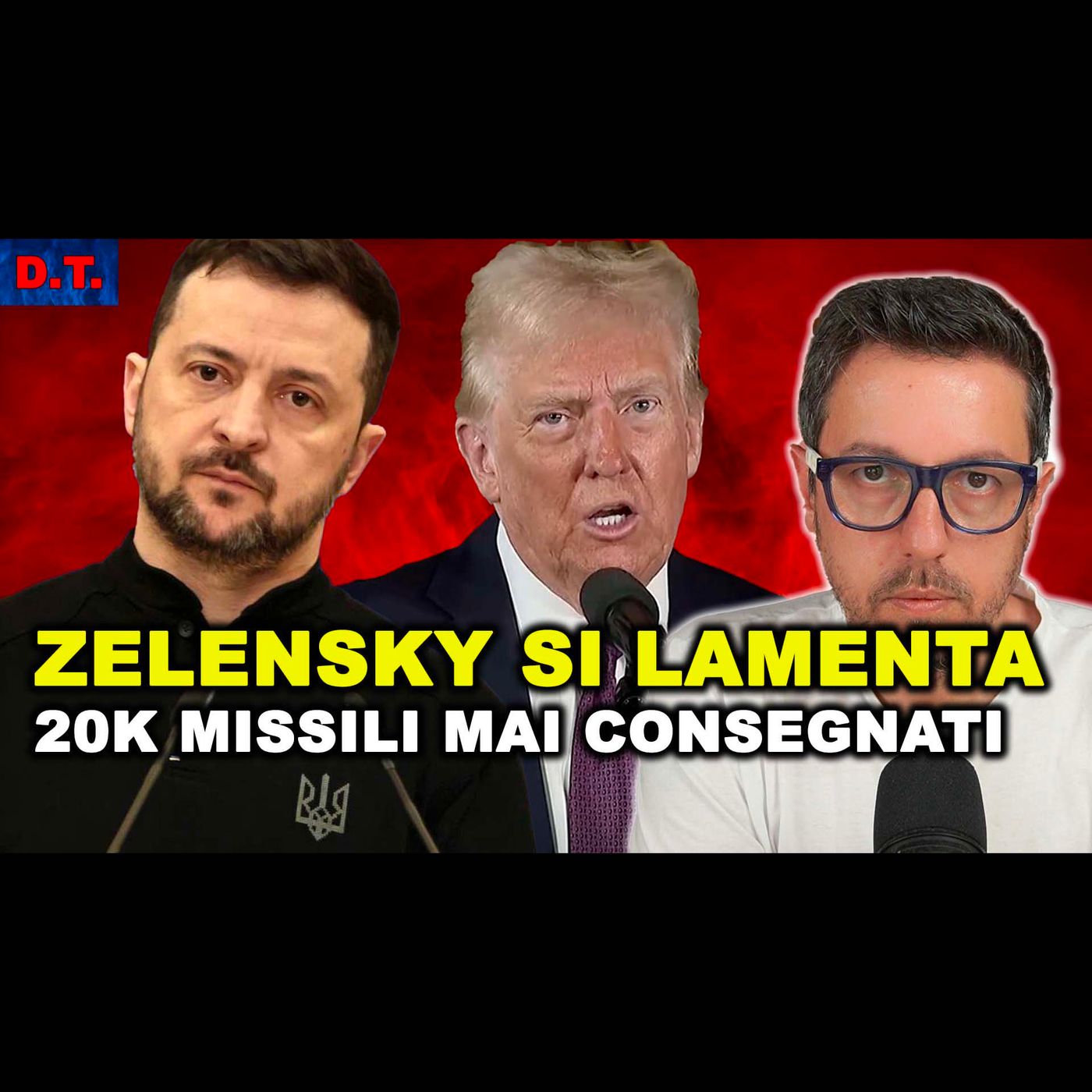 ZELENSKY: TRUMP NON MI HA INVIATO 20mila missili
