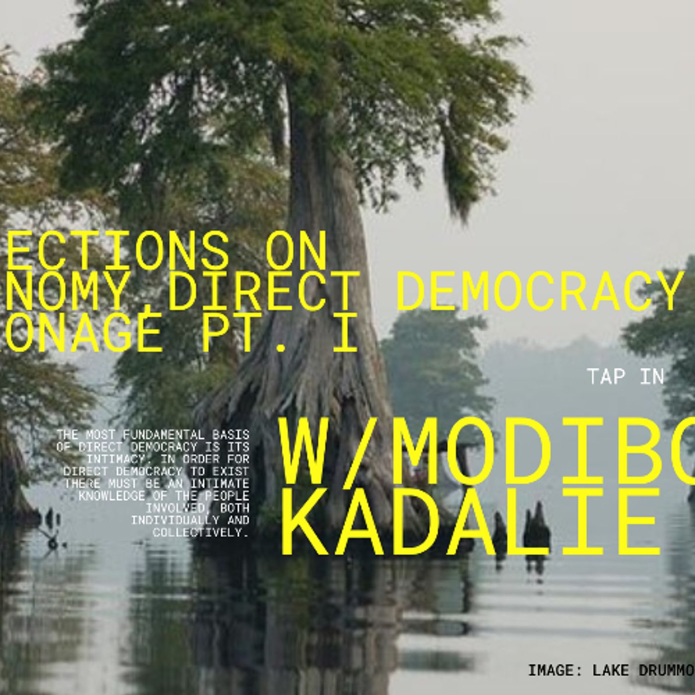 reflections on autonomy, direct democracy & marronage w/ Modibo Kadalie Pt. I