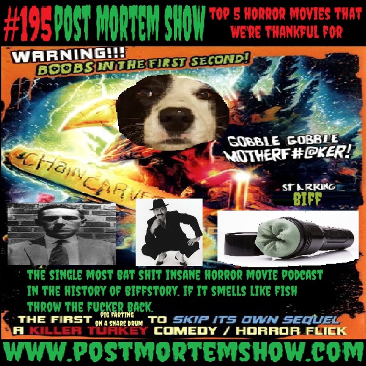 e195 - Lovecraftian Fleshlight (Top 5 Horror Movies That We're Thankful For) episode artwork