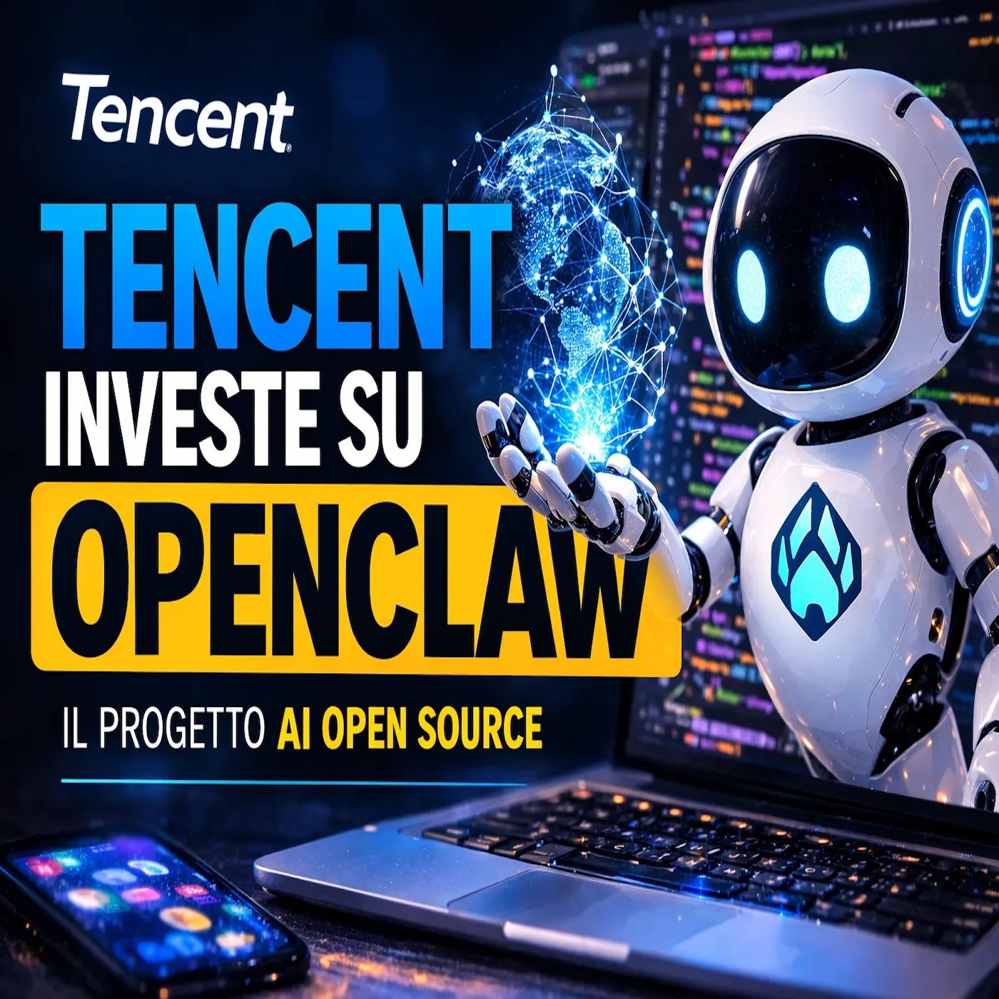 Tencent investe su OpenClaw: il gigante tech punta sull’AI open source episode artwork