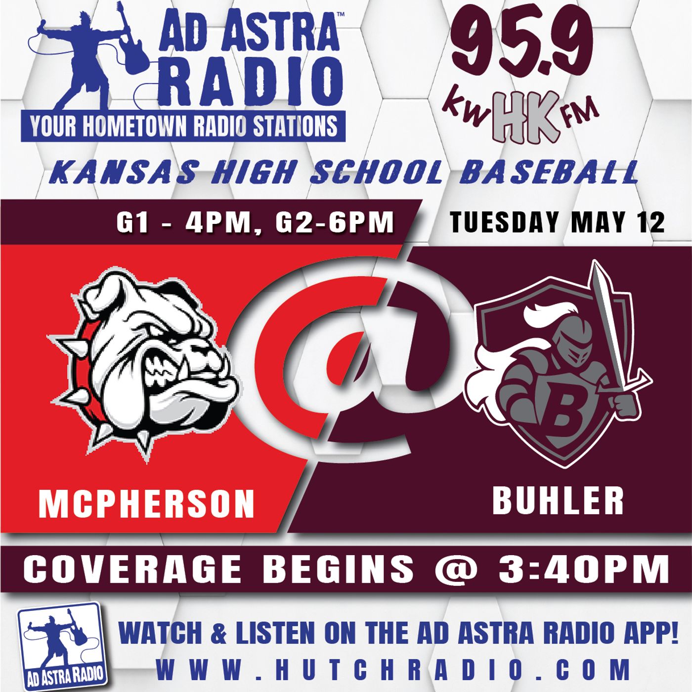 McPherson Bullpups at Buhler Crusaders High School Baseball (Game 1 Buhler Broadcast-May 12, 2026) episode artwork