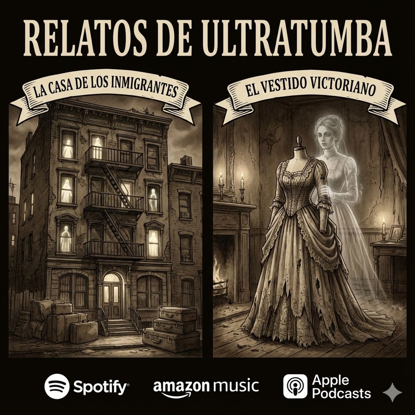 HORROR CAST : EMBRUJADOS - EL VESTIDO - EL EDIFICIO NEGRO  / RELATOS DE TERROR. episode artwork