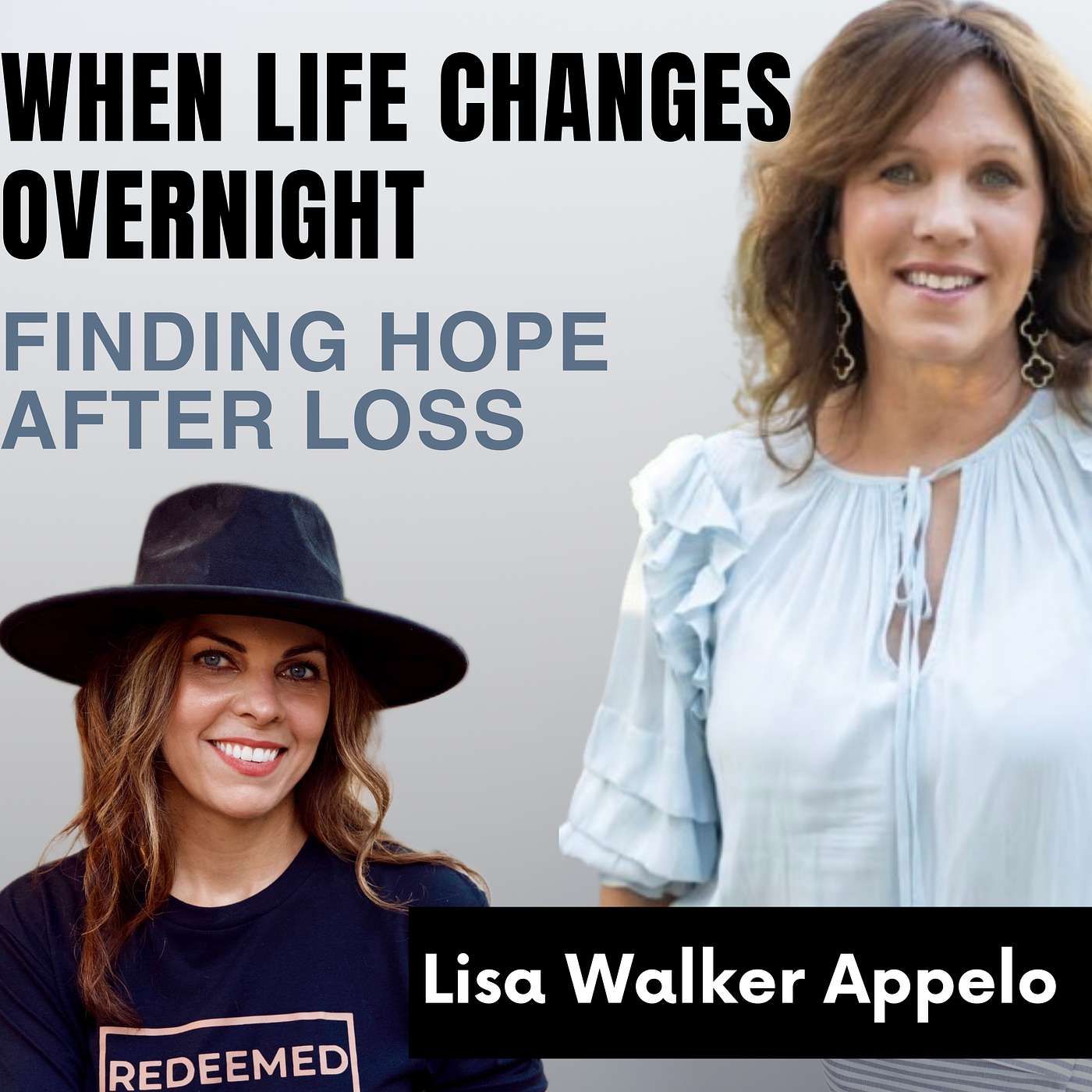 Redeemed Podcast - When Your Life Changes Overnight: Lisa Appelo on Grief, Single Parenting & Finding God's Comfort episode artwork