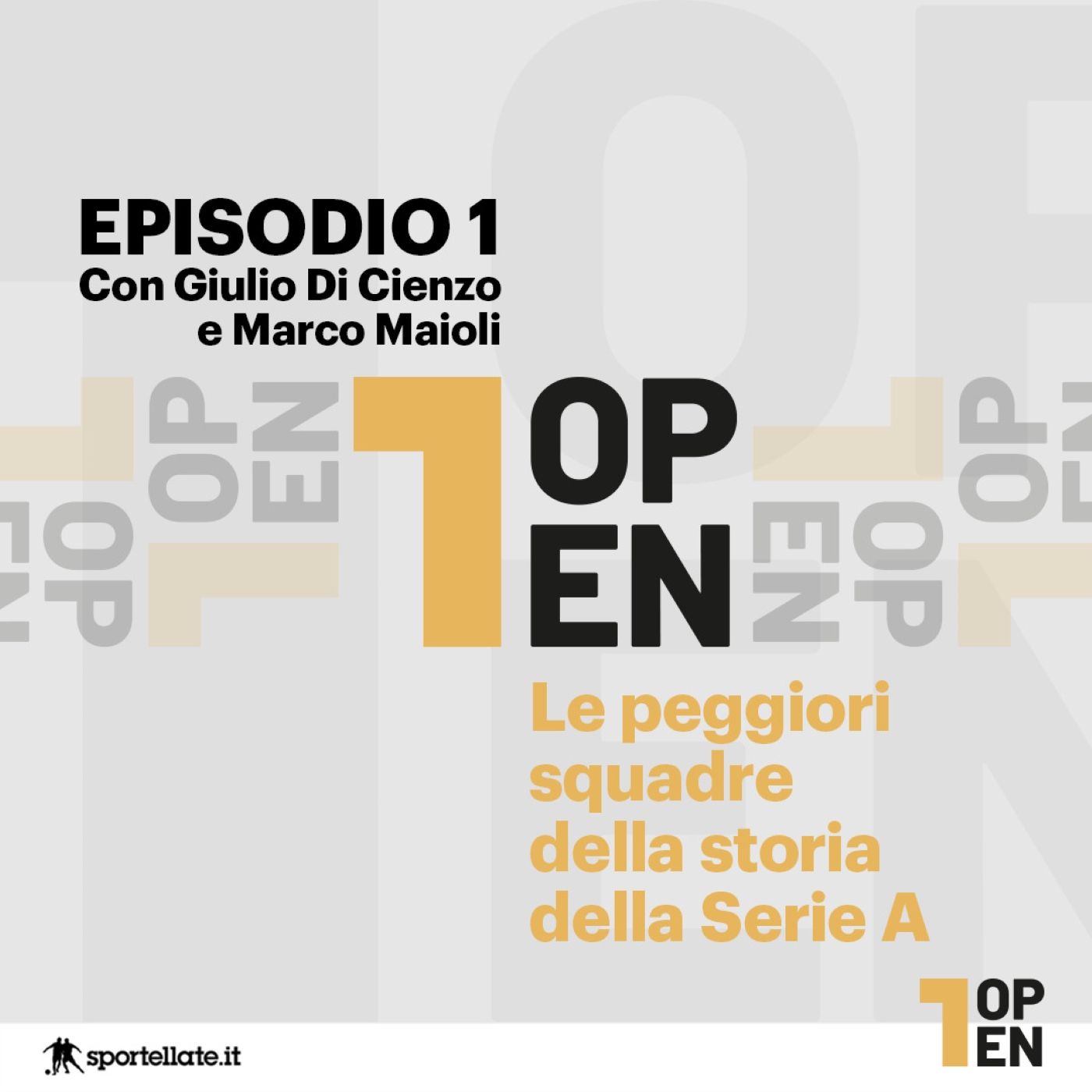 Episodio 1 - Le peggiori squadre della storia della Serie A (con Giulio Di Cienzo e Marco Maioli) episode artwork