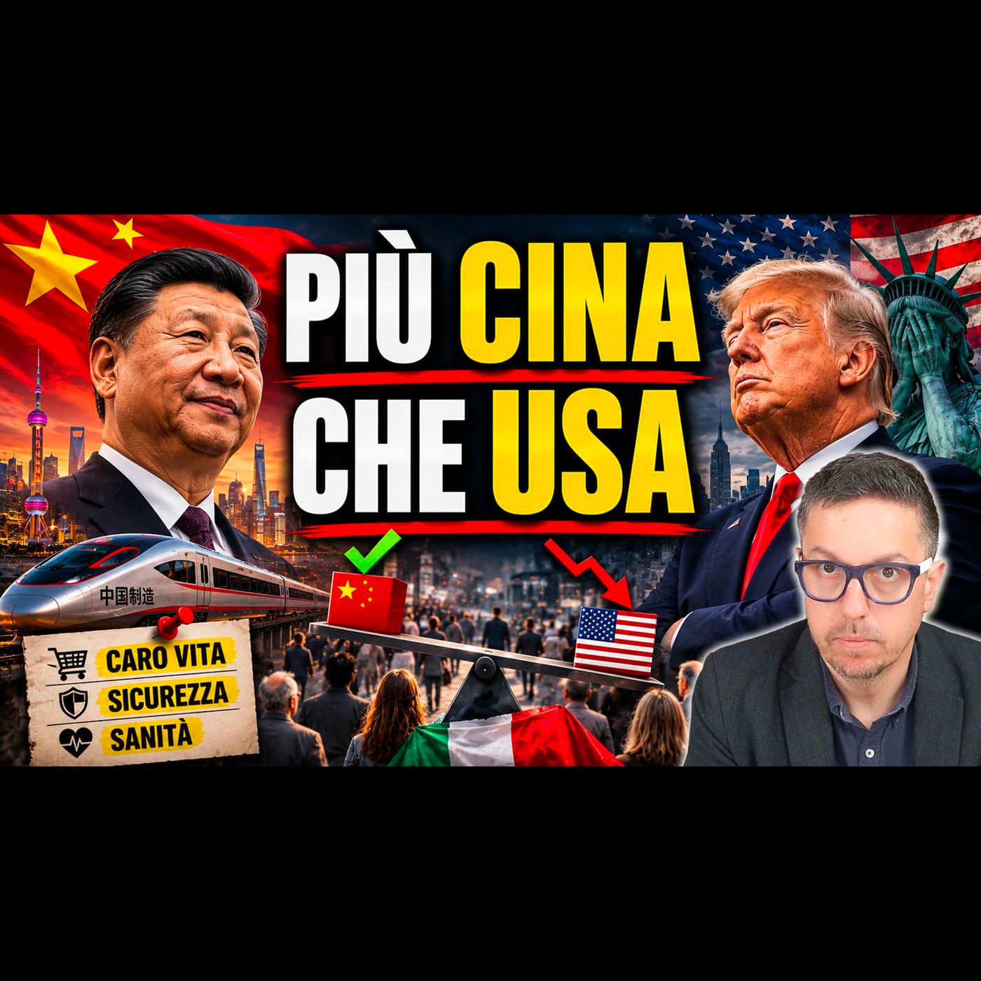 GLI ITALIANI SI FIDANO PIÙ DELLA CINA CHE DEGLI USA