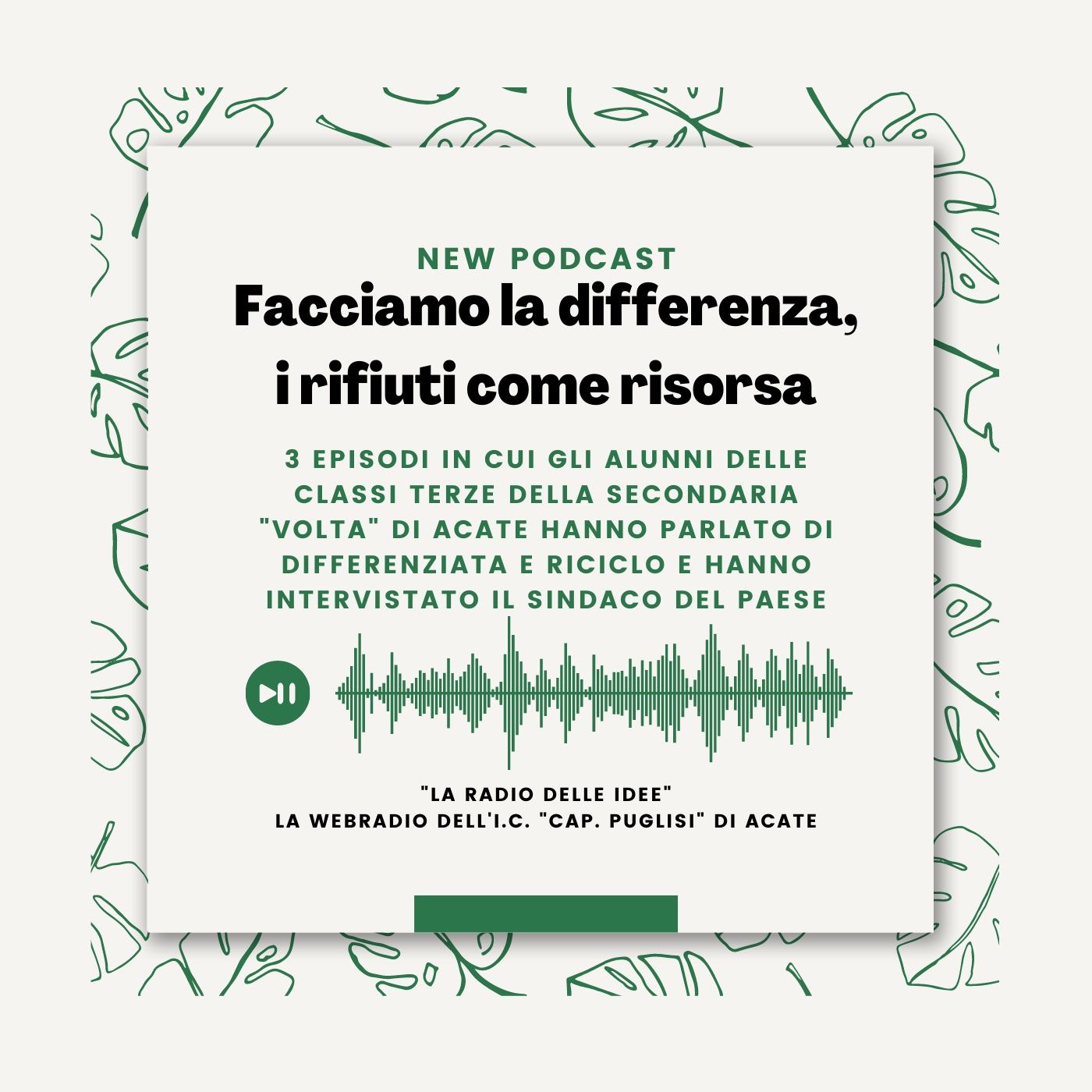 Fai la differenza: (ri)usa i rifiuti