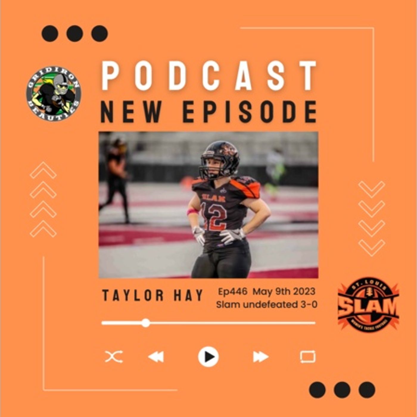 Taylor Hay RB St Louis Slam on her teams 2023 Undefeated Start in WFA Pro episode artwork