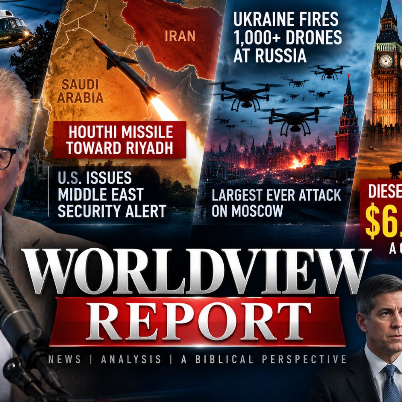 World on Edge: Middle East Alert, Moscow Attack & Britain’s War Preparations episode artwork