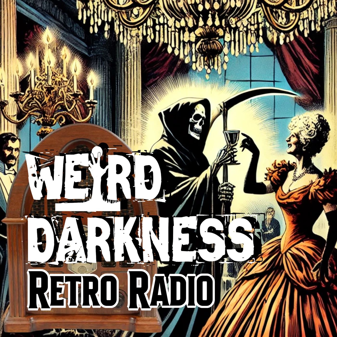 Would YOU Invite The GRIM REAPER to YOUR PARTY?: #RetroRadio EP0315 #WeirdDarkness - podcast episode cover