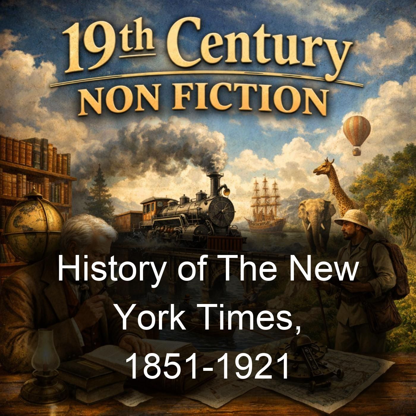 History of The New York Times, 1851-1921 cover art