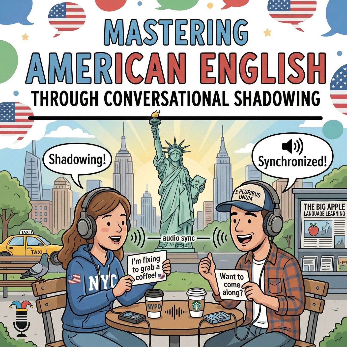 Mastering American English Through Conversational Shadowing