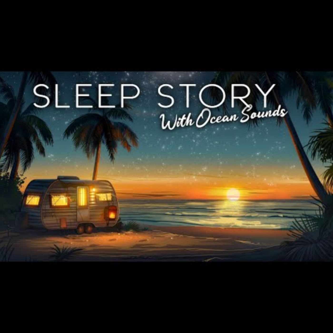 A Cozy Night in A Caravan by A Beach_ A Soothing Bedtime Story(M4A_128K)