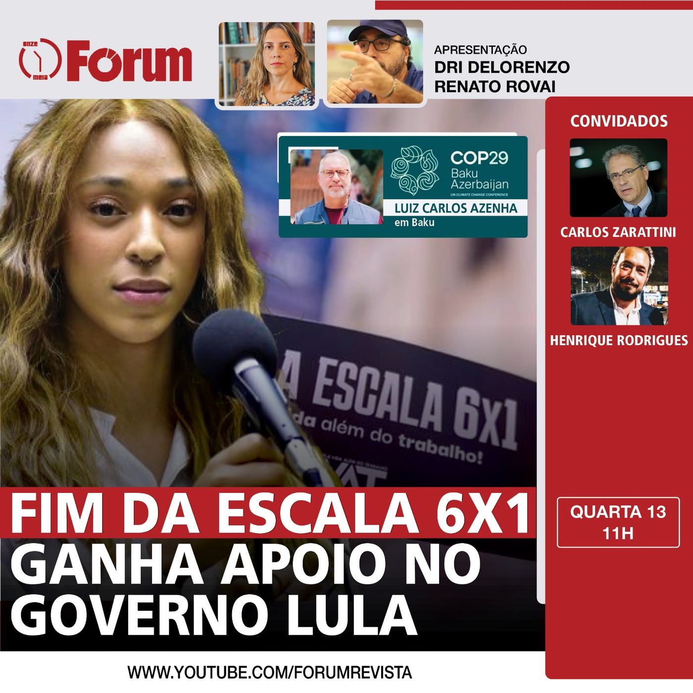 PEC contra 6 X 1 começa a tramitar | Lula se reúne com militares sobre ajuste fiscal | 13.11.24 episode artwork