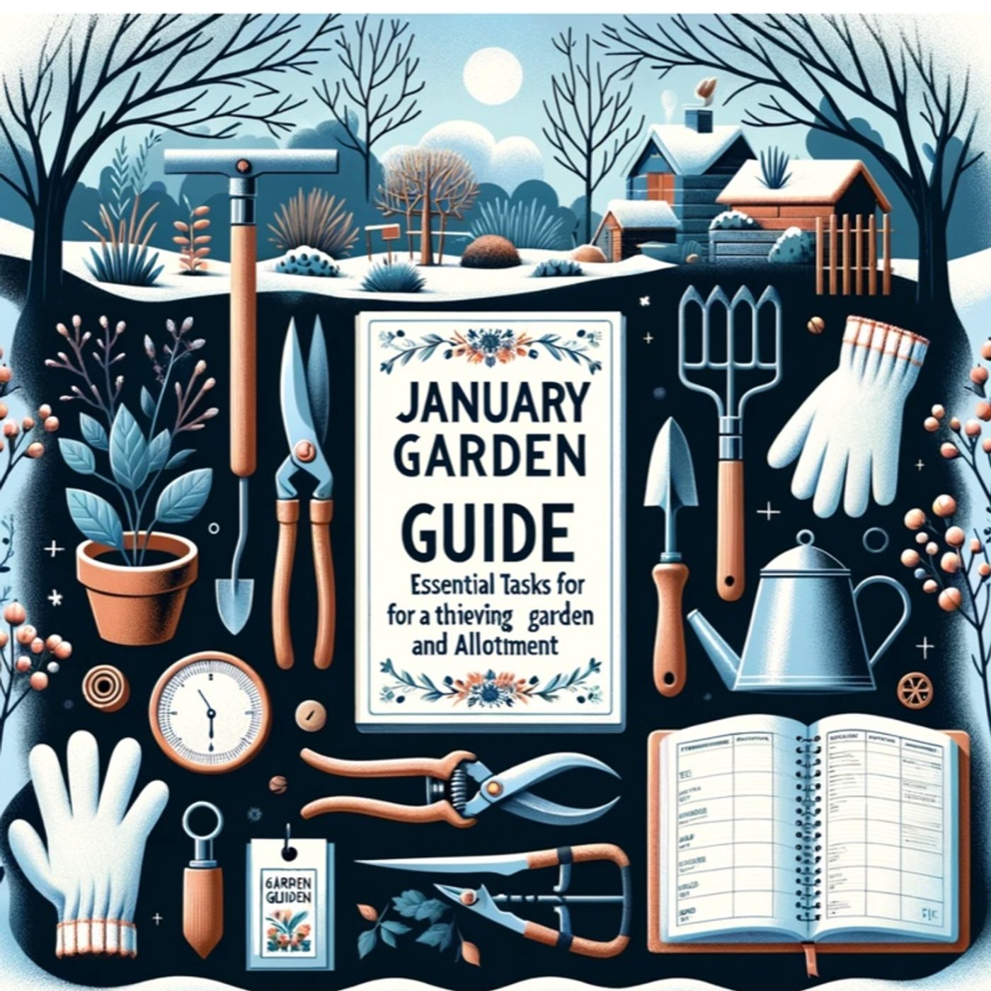 "January Garden Guide: Key Tasks for a Thriving Winter Garden and Allotment" | Gardening Tips & Allotment Advice Podcast