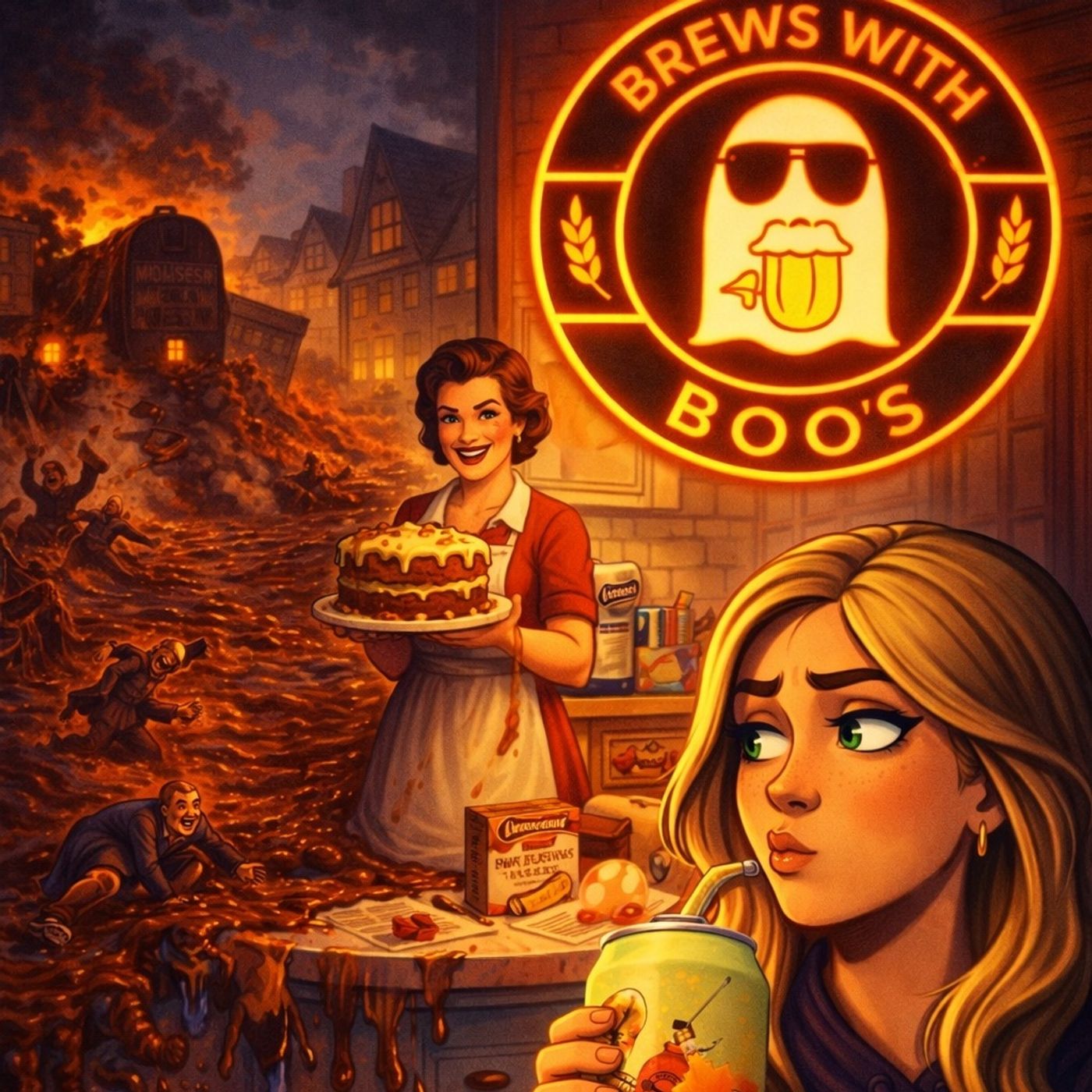 Episode 9: “She Was Never Real: The Dark History of Betty Crocker” episode artwork