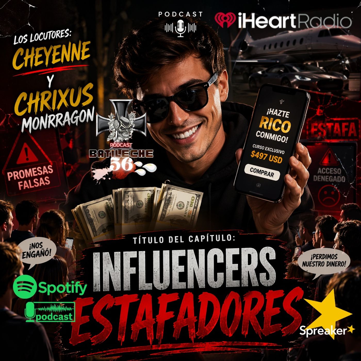 inlfuncers ESTAFADORES episode artwork