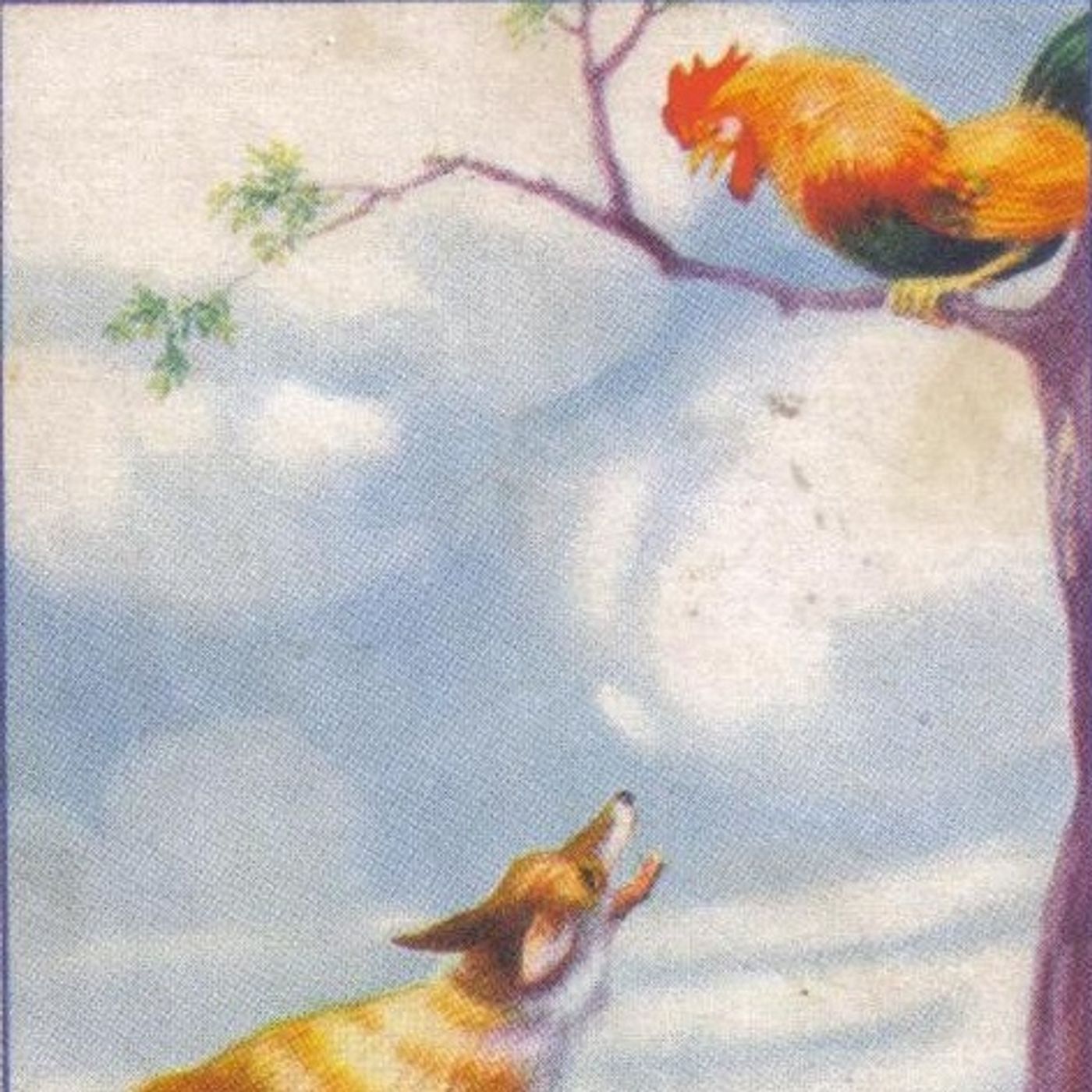 LA ZORRA Y EL GALLO 🦊 Fábulas y moralejas cortas | Esopo