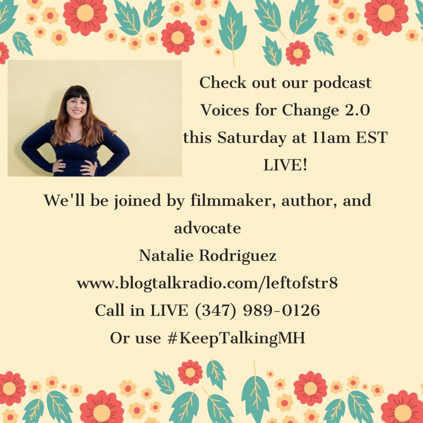 Discussing Mental Health with Author and Filmmaker, Natalie Rodriguez