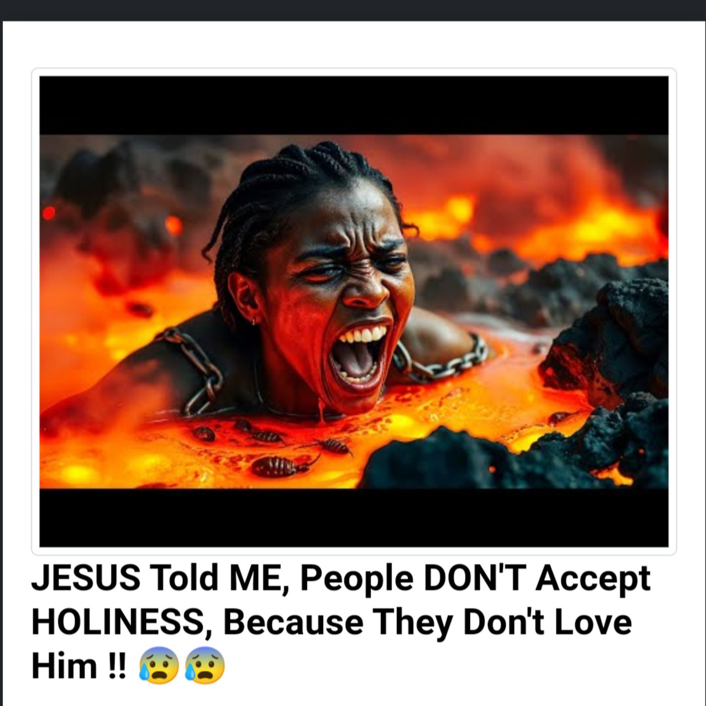 JESUS Told ME, People DON'T Accept HOLINESS, Because They Don't Love Him !! 😰😰 episode artwork