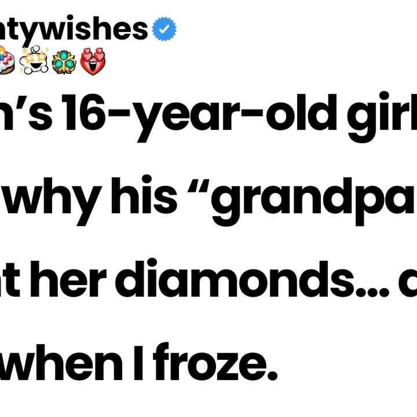MY son_s girlfriend asked_ _Why does your Grandpa buy me expensive gifts when you_re not around episode artwork