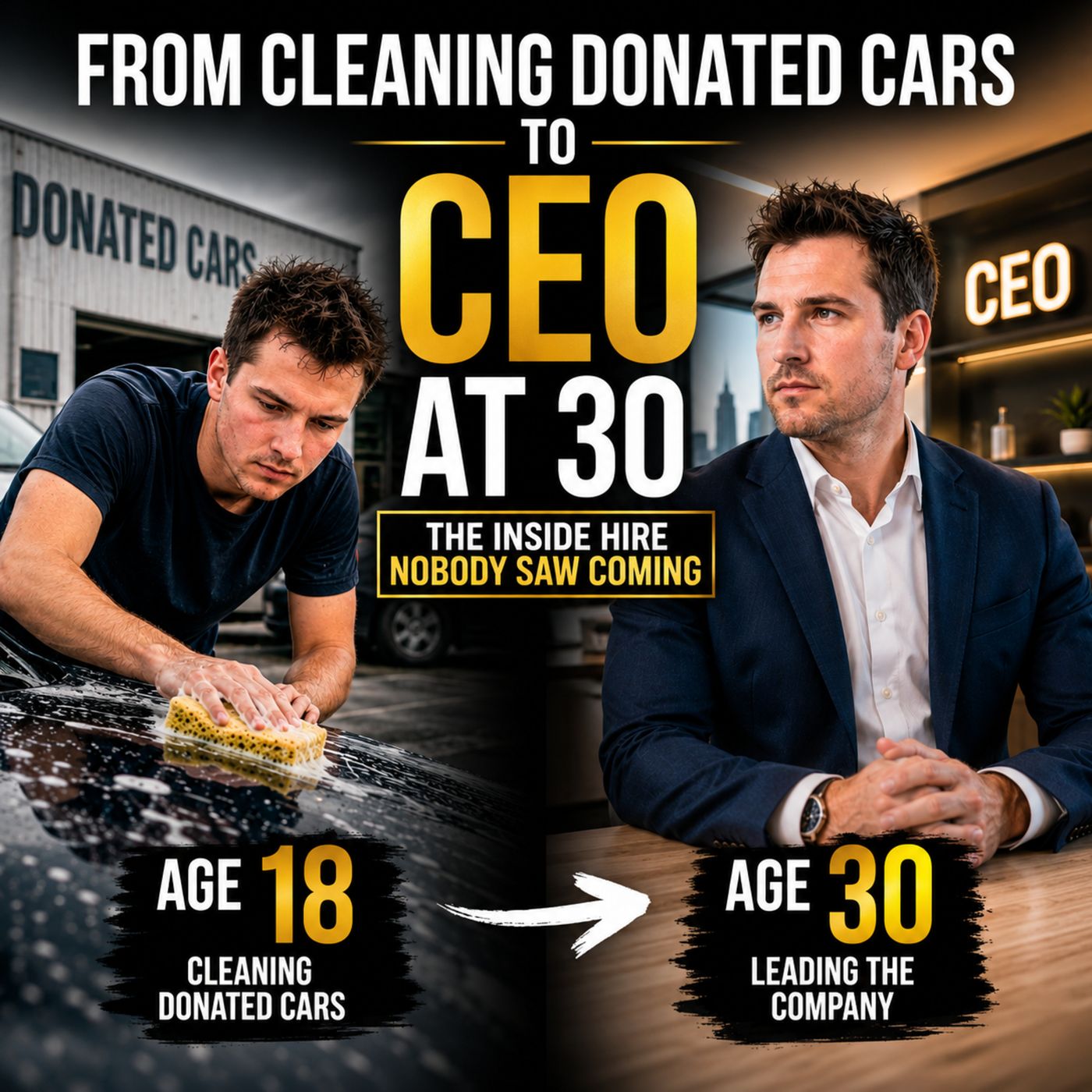 Ep 14: From Cleaning Donated Cars to CEO at 30 The Inside Hire Nobody Saw Coming episode artwork