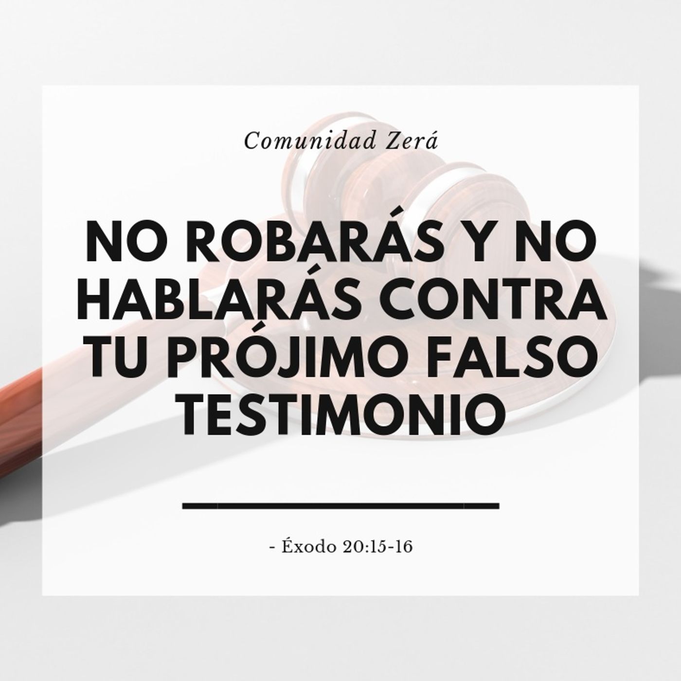 No robarás y no hablarás contra tu prójimo falso testimonio episode artwork