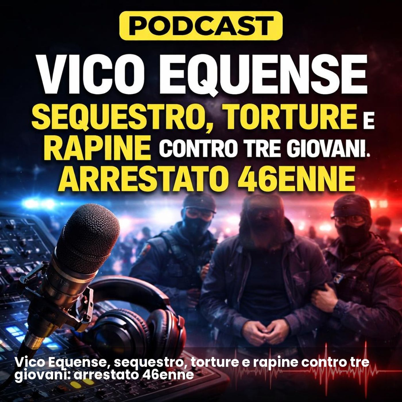 Vico Equense, sequestro, torture e rapine contro tre giovani: arrestato 46enne episode artwork