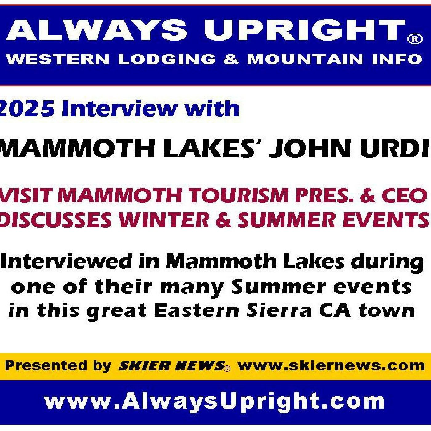 John Urdi - Always Upright 2025