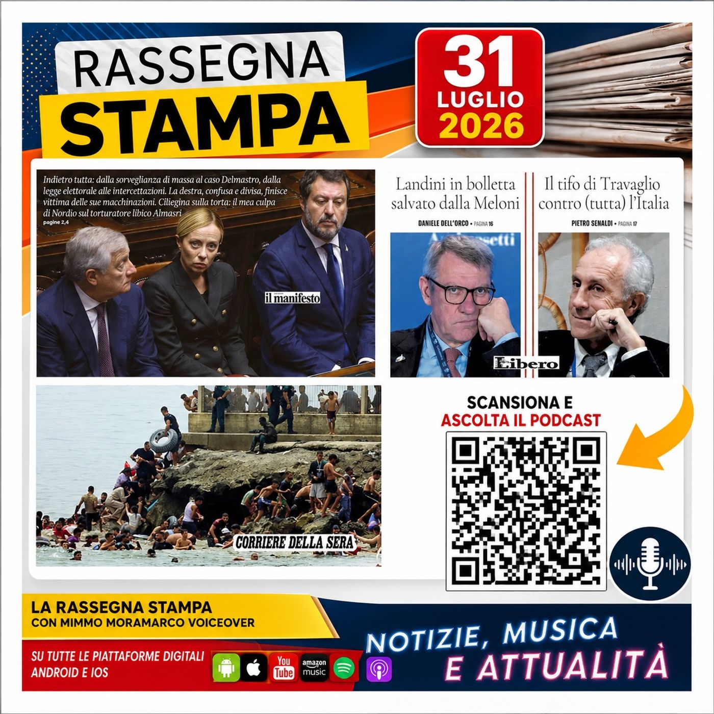 Rassegna stampa del 31 luglio 2026 episode artwork
