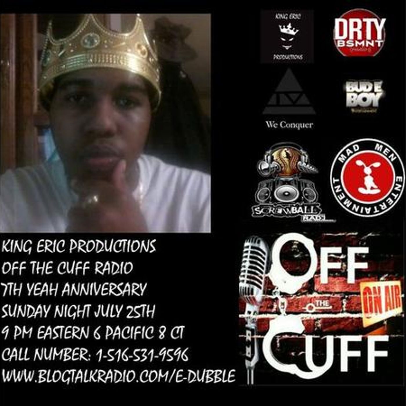 OFF THE CUFF RADIO- 7TH YEAR ANNIVERSARY SHOW episode artwork