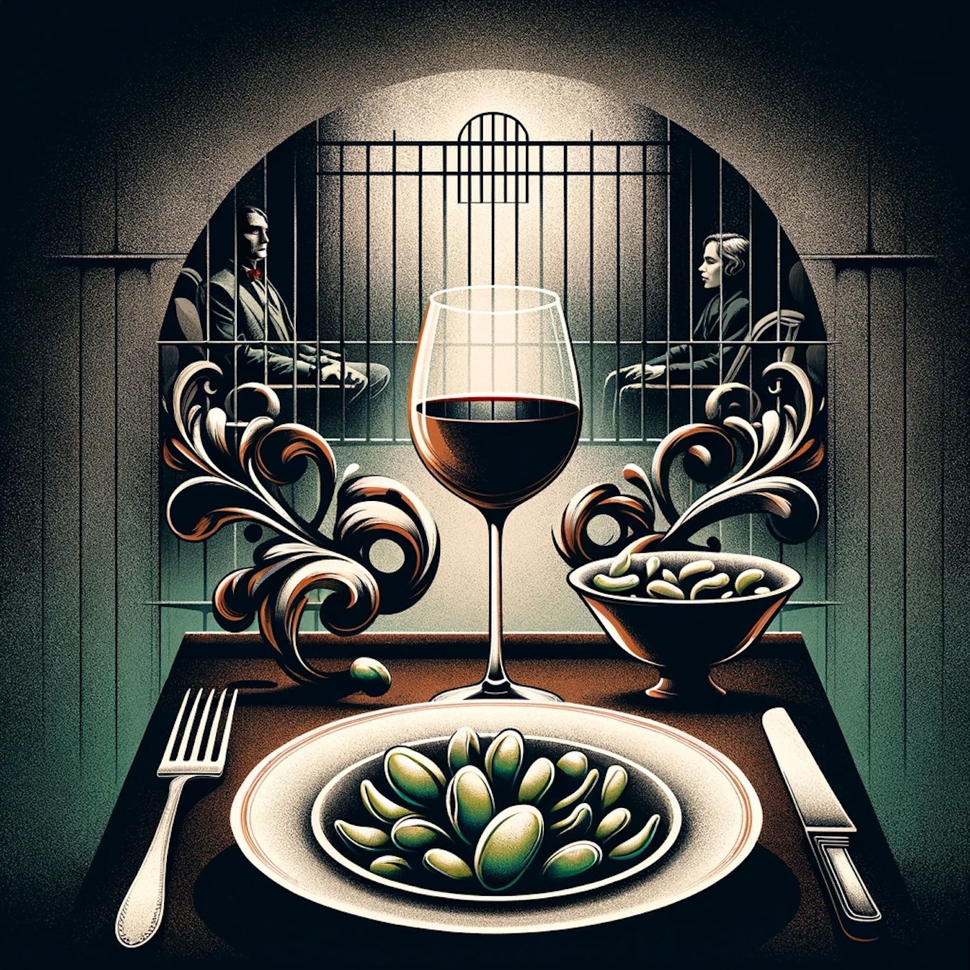 "A census taker once tried to test me. I ate his liver with some fava beans and a nice Chianti.“ episode artwork