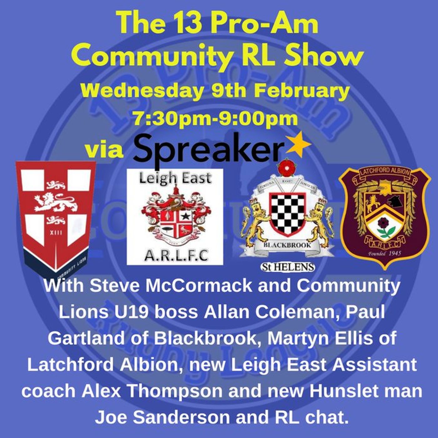 13 Pro-Am Community RL Show