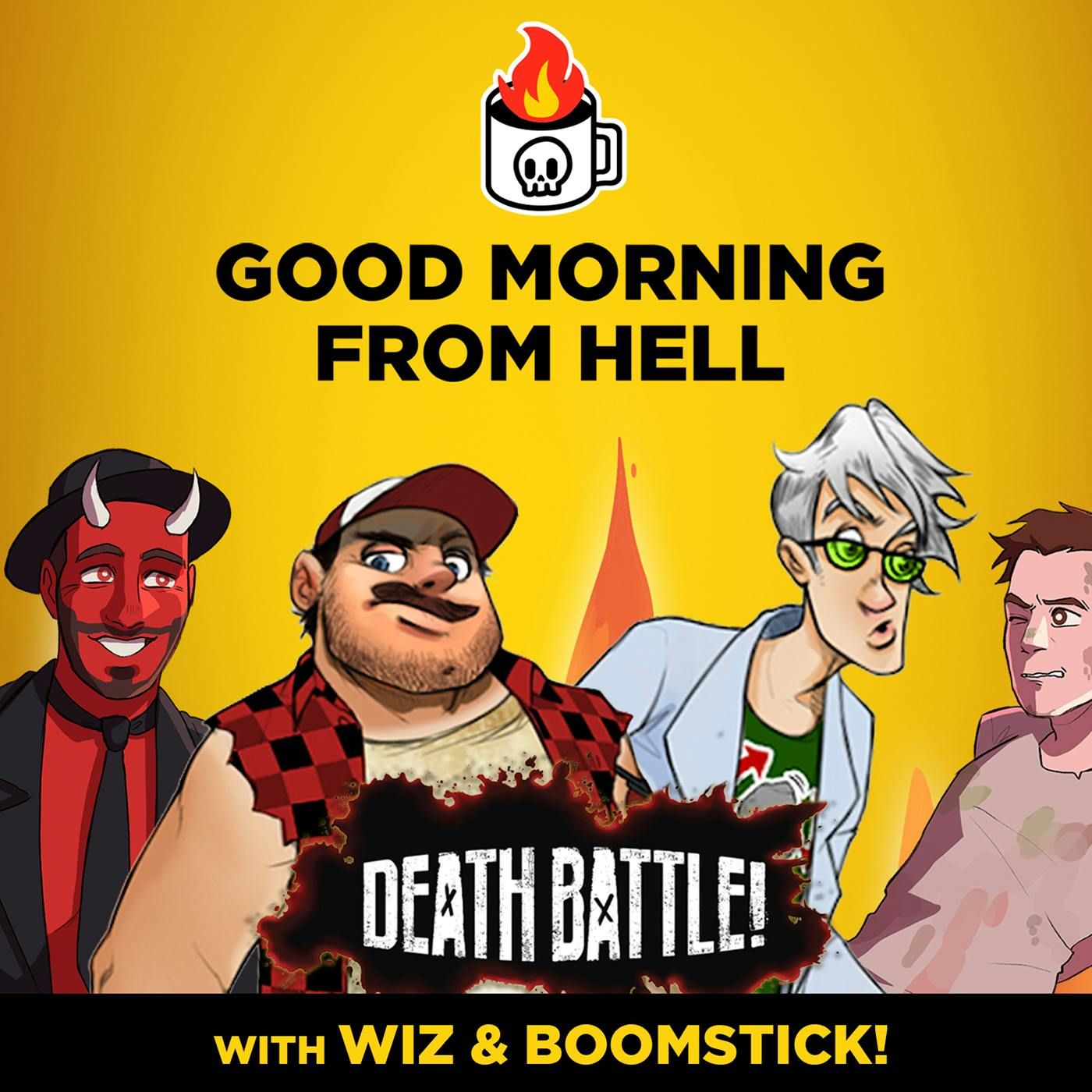 Who Fights in Hell's Battle Arenas? -- A Death Battle! Crossover Episode! - #38 episode artwork