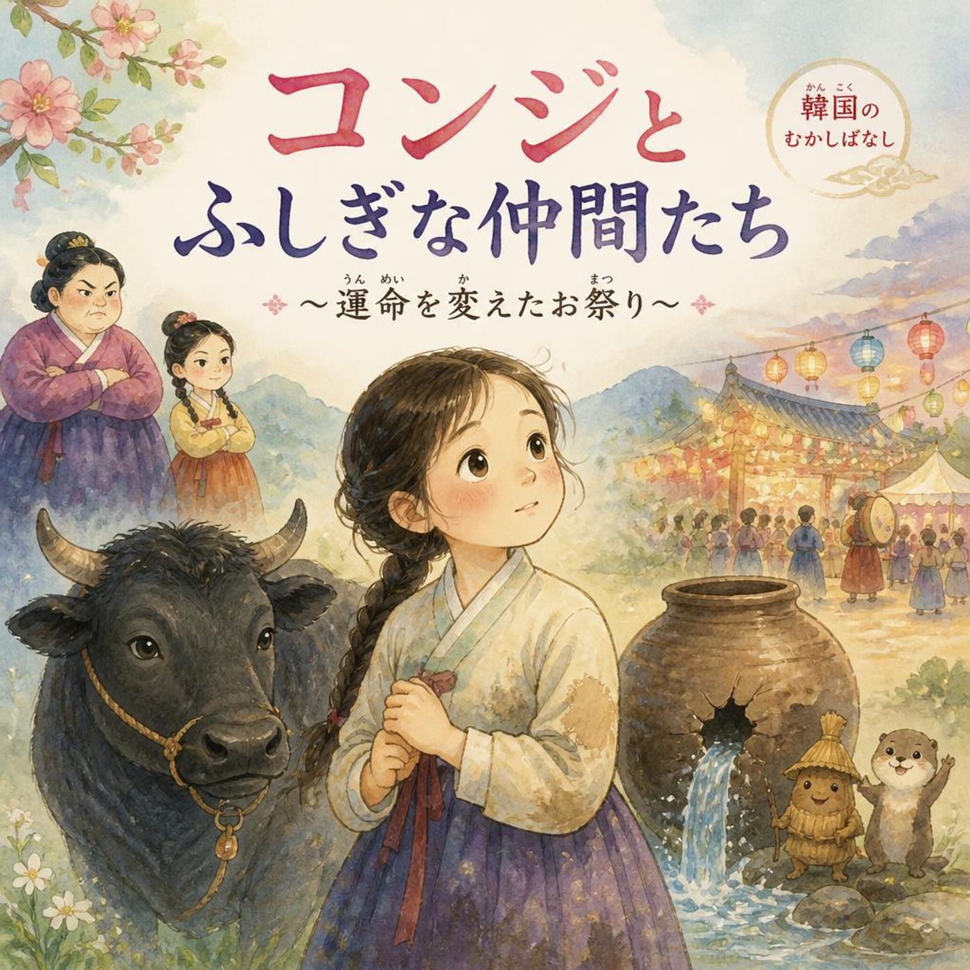 【韓国の昔話】働き者のコンジと、ピンチを助ける森の不思議な仲間たち episode artwork