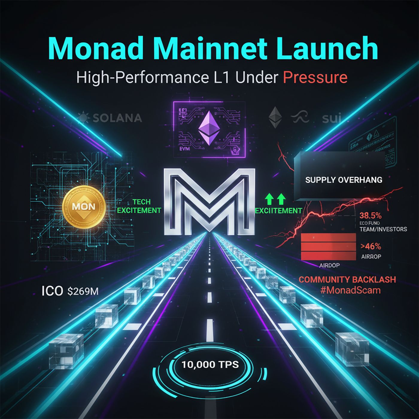 #74 - Monad Mainnet Breakthrough Parallel Execution, MON Tokenomics & Post-ICO Shock