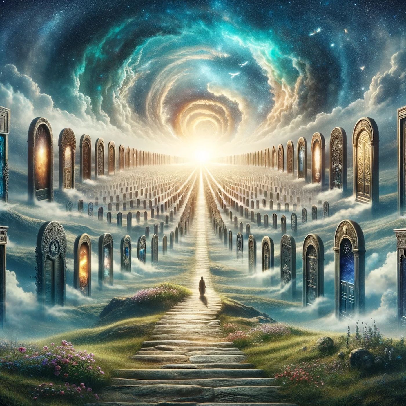 "Death is not the end; it is but one path, many doors to eternity." episode artwork