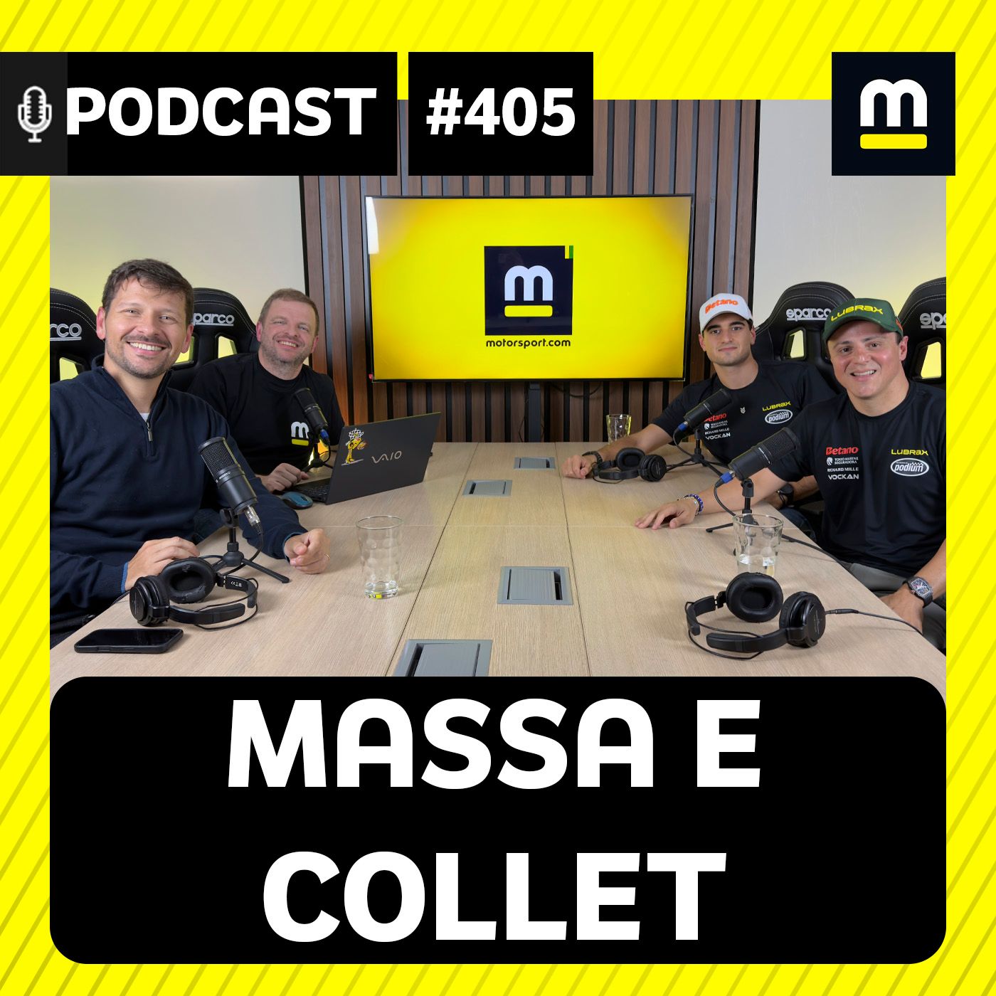 Podcast 405 - MASSA e COLLET: Antonelli fora de série, Câmara e Bortoleto, Hamilton ‘renascido’ e Stock