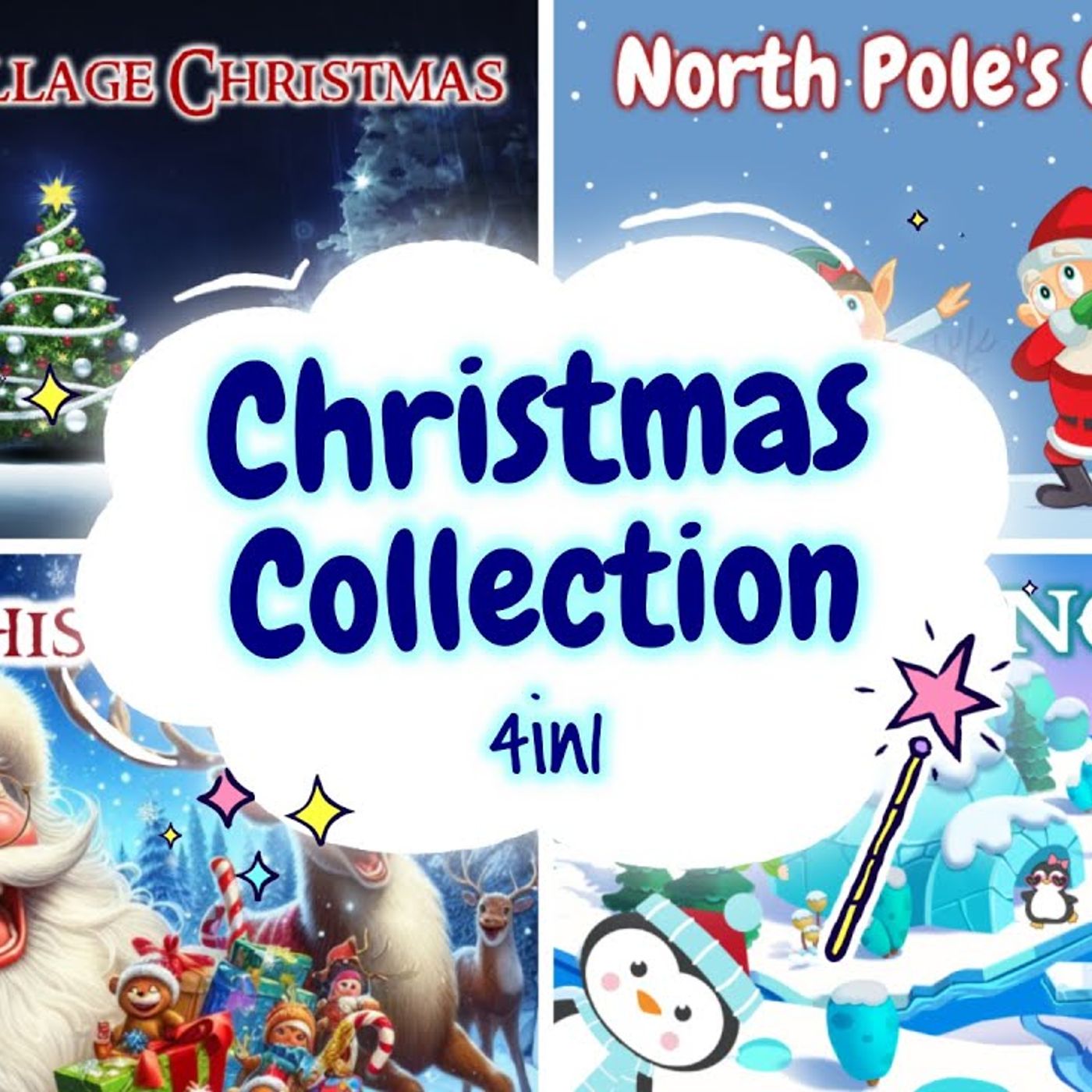 Sleep Meditations for Kids _ CHRISTMAS COLLECTION 4in1 _ Sleep Stories for Children episode artwork
