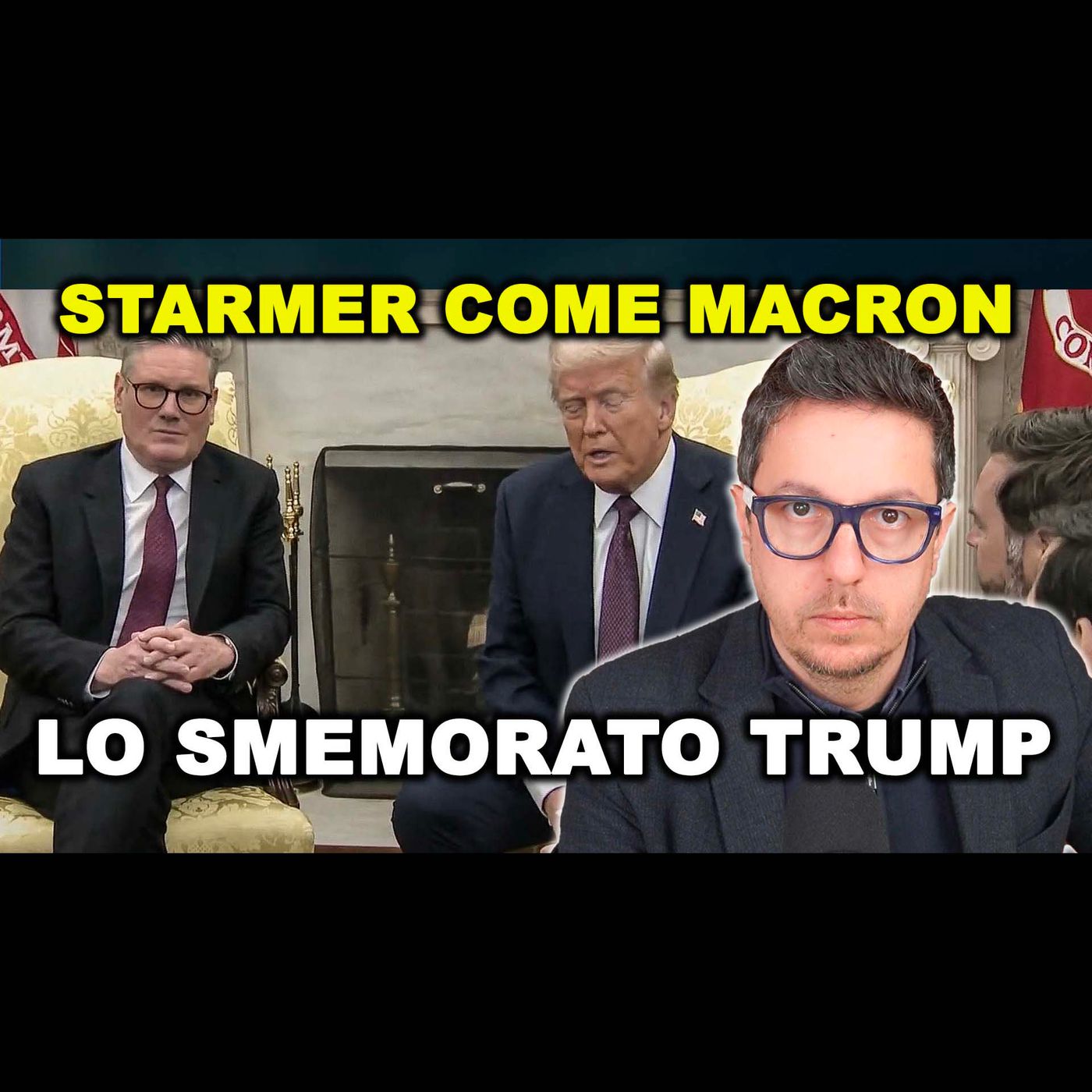 STARMER DA TRUMP per parlare di eserciti in UCRAINA e spese per le armi AL 5%