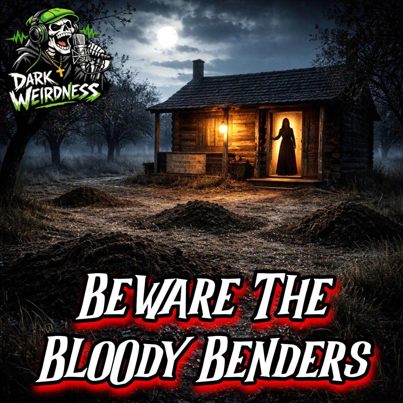 "Beware The Bloody Benders" by Dark Weirdness episode artwork