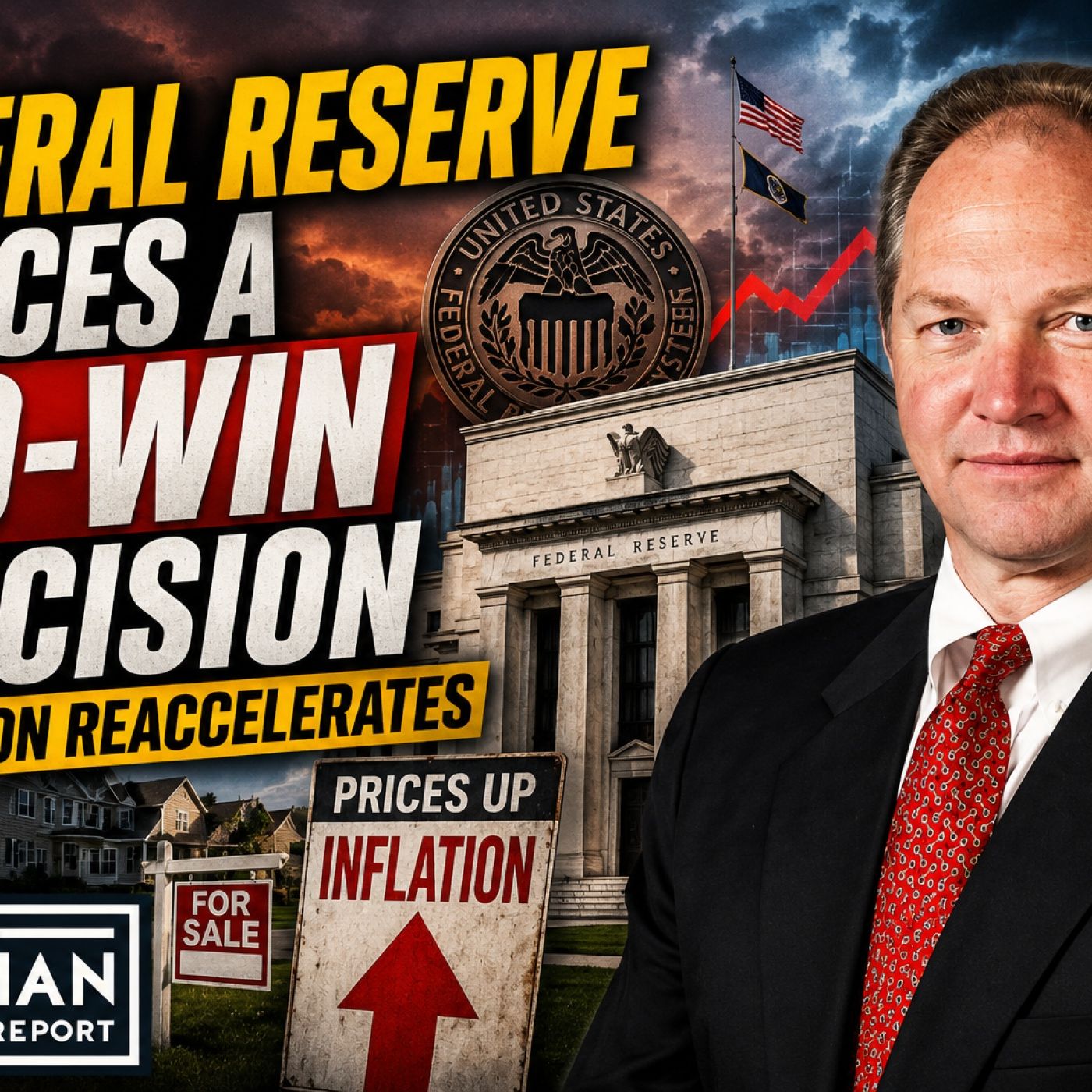 Federal Reserve Faces a No-Win Decision as Inflation Reaccelerates episode artwork