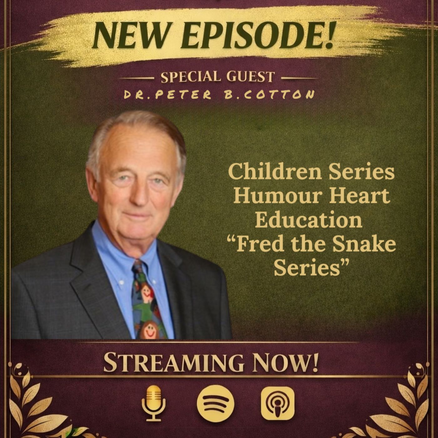 Miss Liz Serves Dr. Peter B. Cotton Fred The Snake Series episode artwork