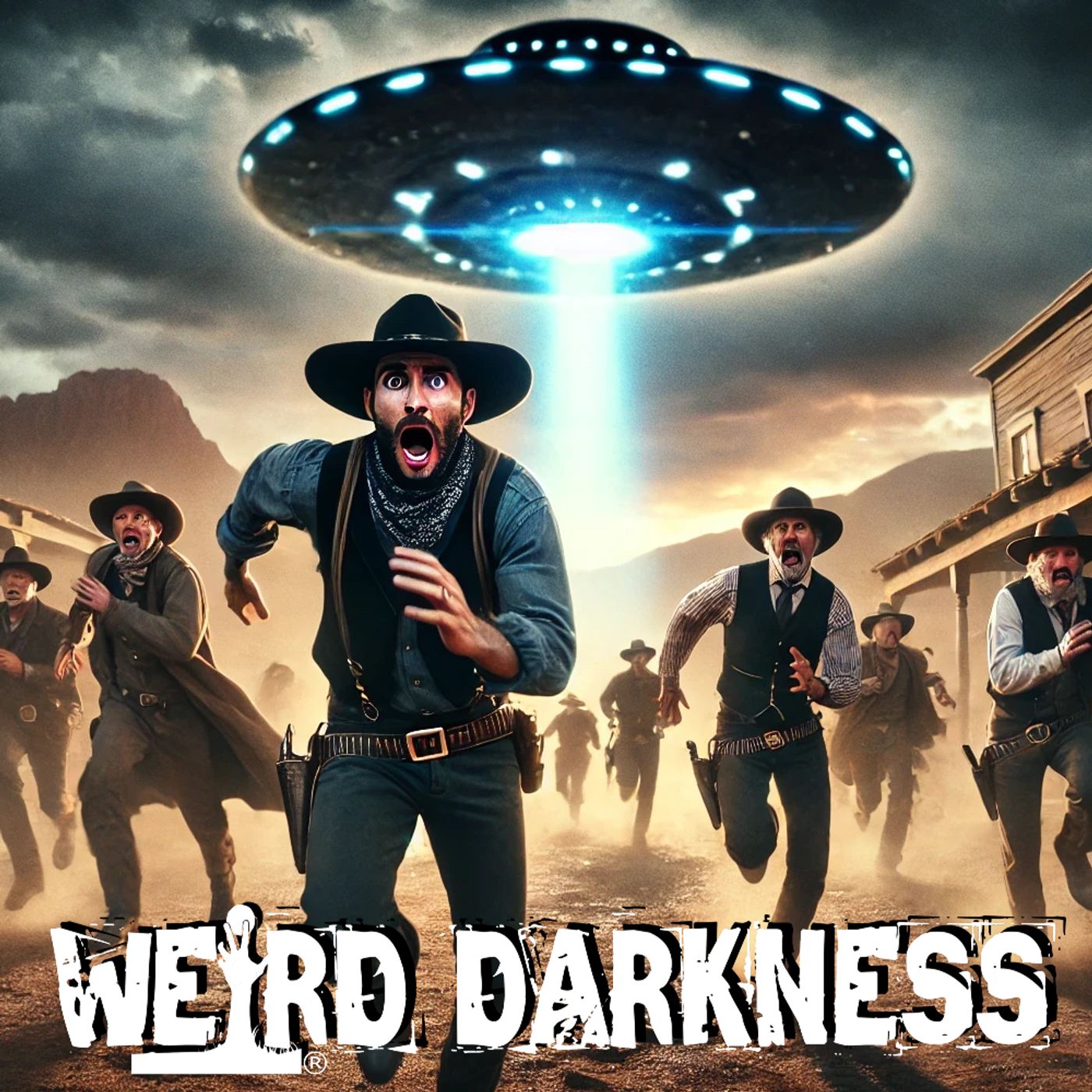 “REAL COWBOY ENCOUNTERS WITH UFOS AND ALIENS”: More True Extraterrestrial Stories! #WeirdDarkness - podcast episode cover