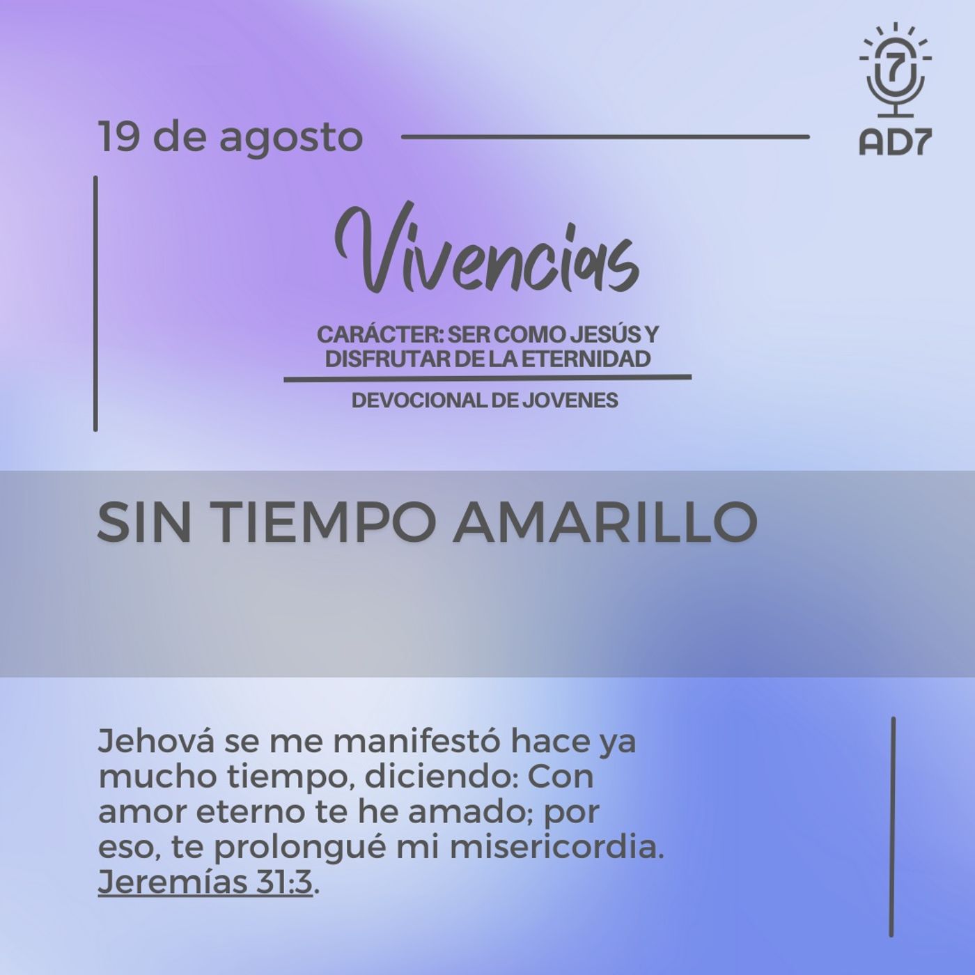 AD7 Devocional - Diferente / Inverso